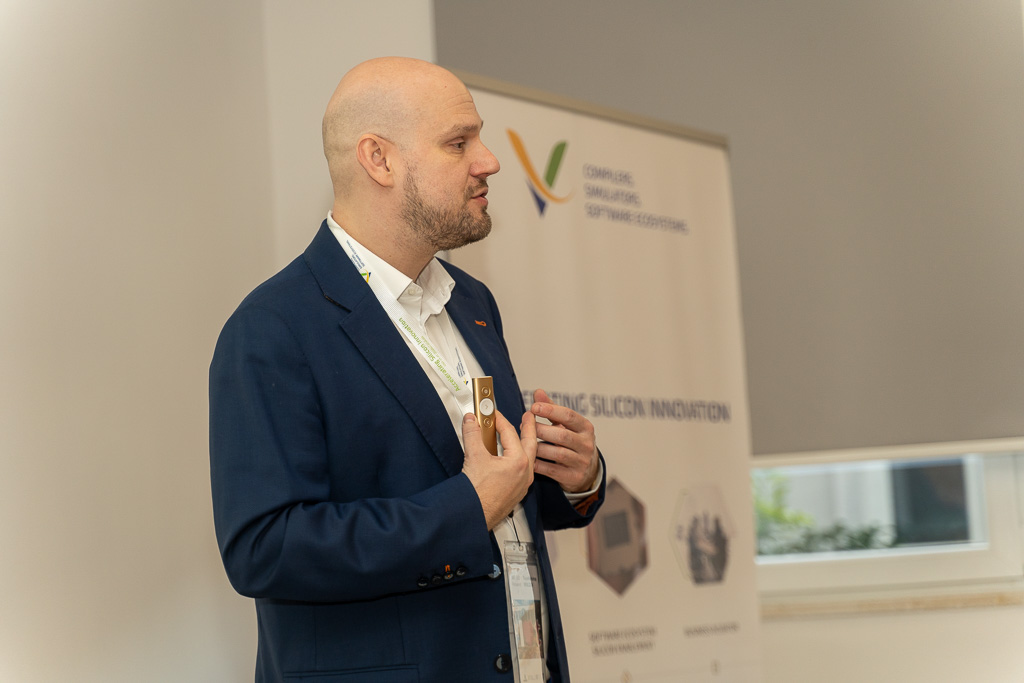 Philipp Tomsich presenting at the workshop